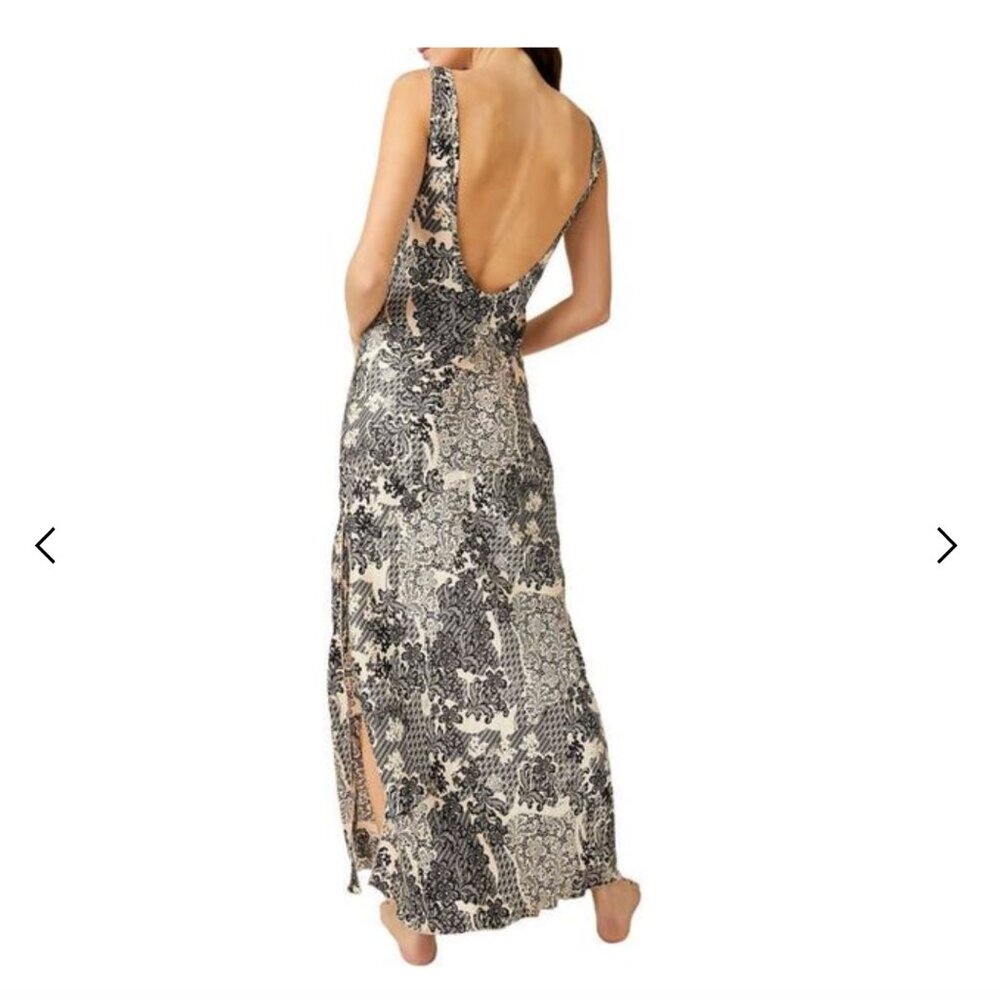 Free People Women's Worth The Wait Floral Maxi Dress Size Medium - Picture 3 of 4